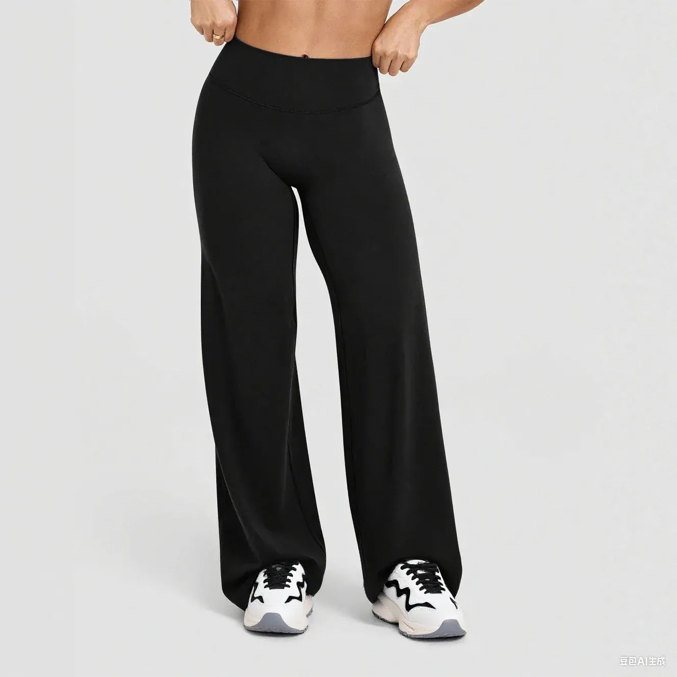 Women’s High-Waist Stretch Wide-Leg Yoga Pants