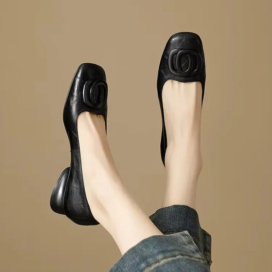 Women’s Buckle Accent Comfort Flats