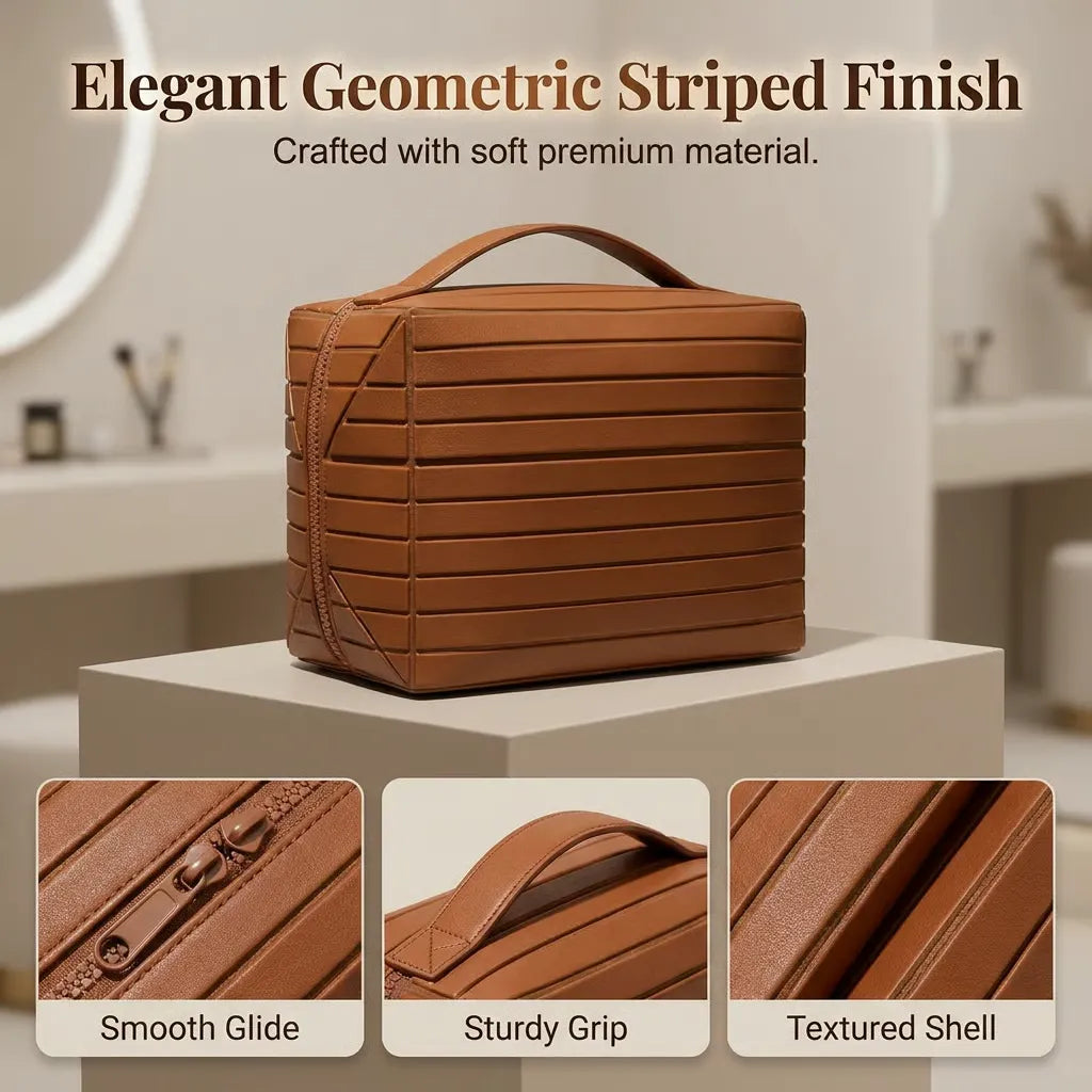 Large Foldable Makeup Organizer Case