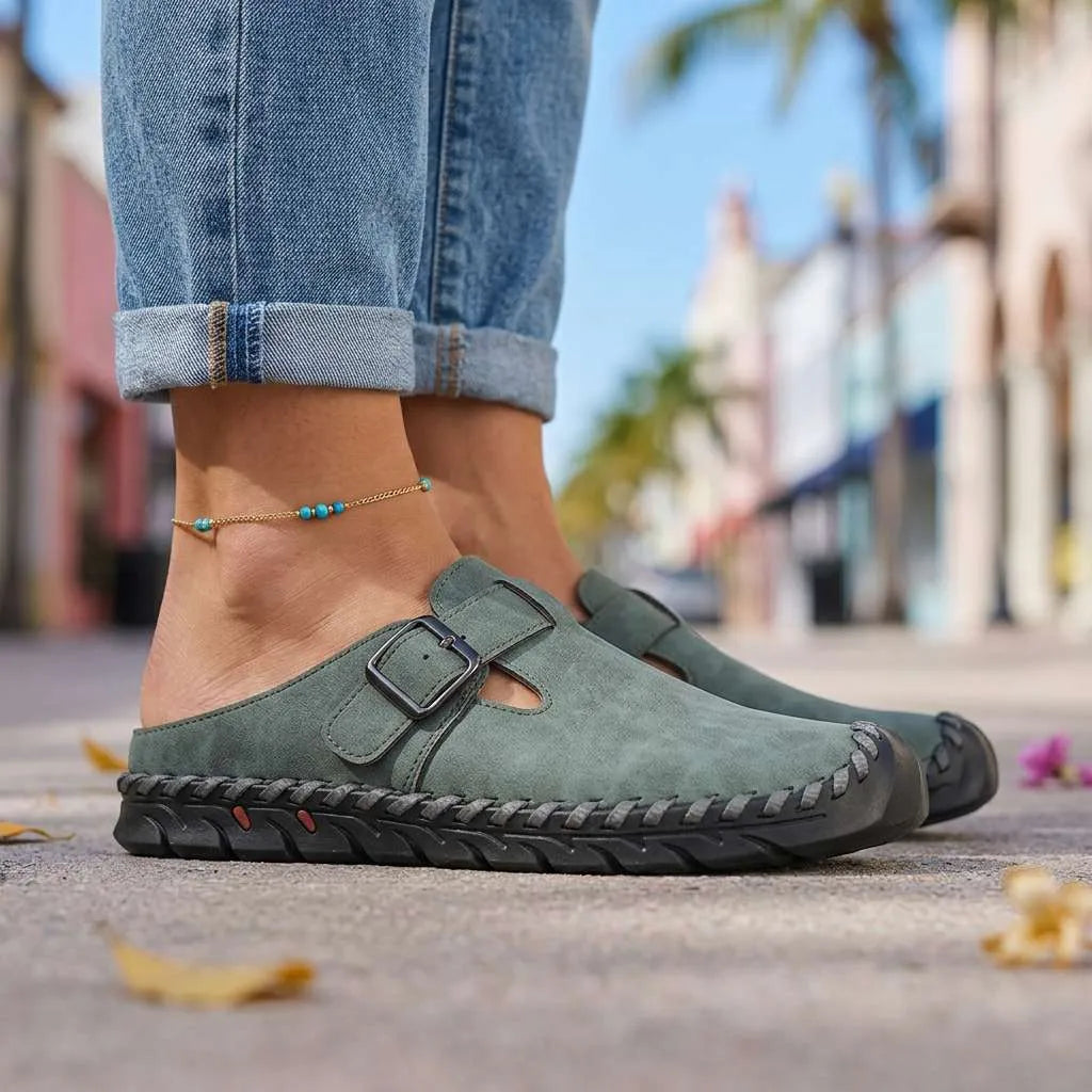 Buckle Strap Comfort Clogs