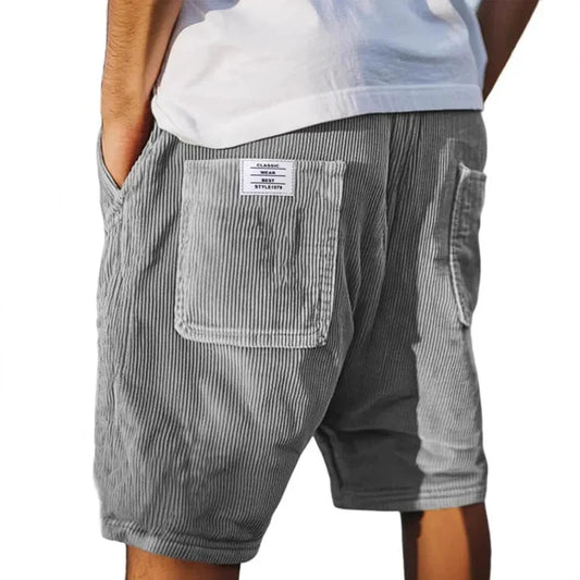 Men's Ribbed Casual Shorts