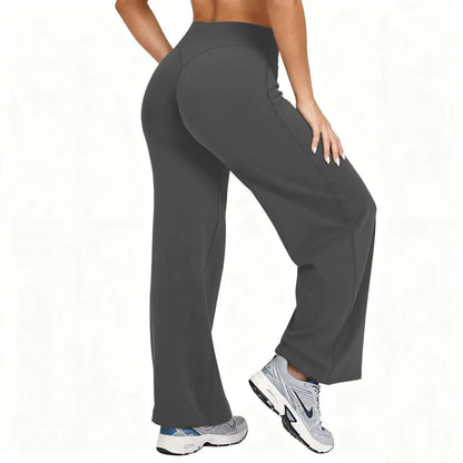 Women’s High-Waist Stretch Wide-Leg Yoga Pants