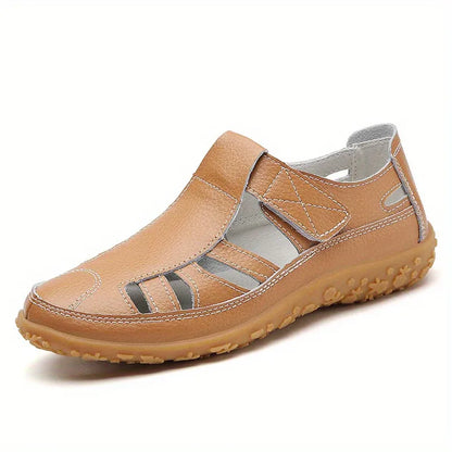 Women’s Closed-Toe Cutout Comfort Sandals