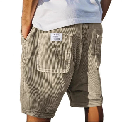 Men's Ribbed Casual Shorts