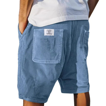 Men's Ribbed Casual Shorts