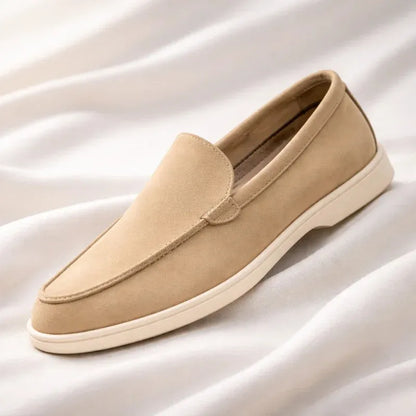 Men’s Casual Suede-Look Slip-On Loafers