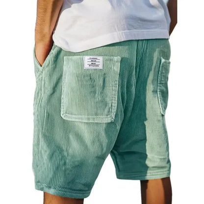 Men's Ribbed Casual Shorts