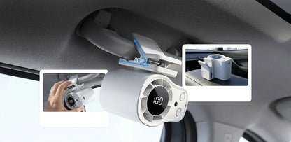 Portable Clip-On Turbo Fan with LED Display
