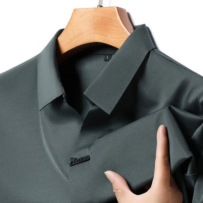 Men’s Wrinkle-Resistant Short-Sleeve Polo Shirt