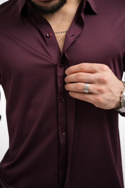 Men’s Wrinkle-Resistant Long-Sleeve Dress Shirt