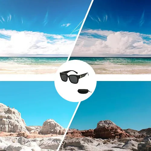 Square Frame Fashion Sunglasses