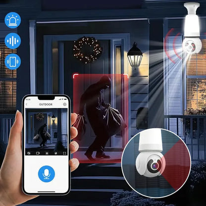 Smart Light Bulb Security Camera