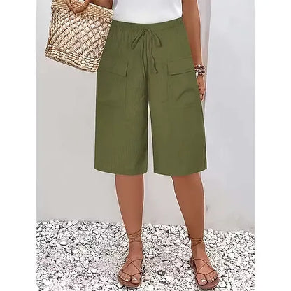 Women’s Drawstring Bermuda Shorts