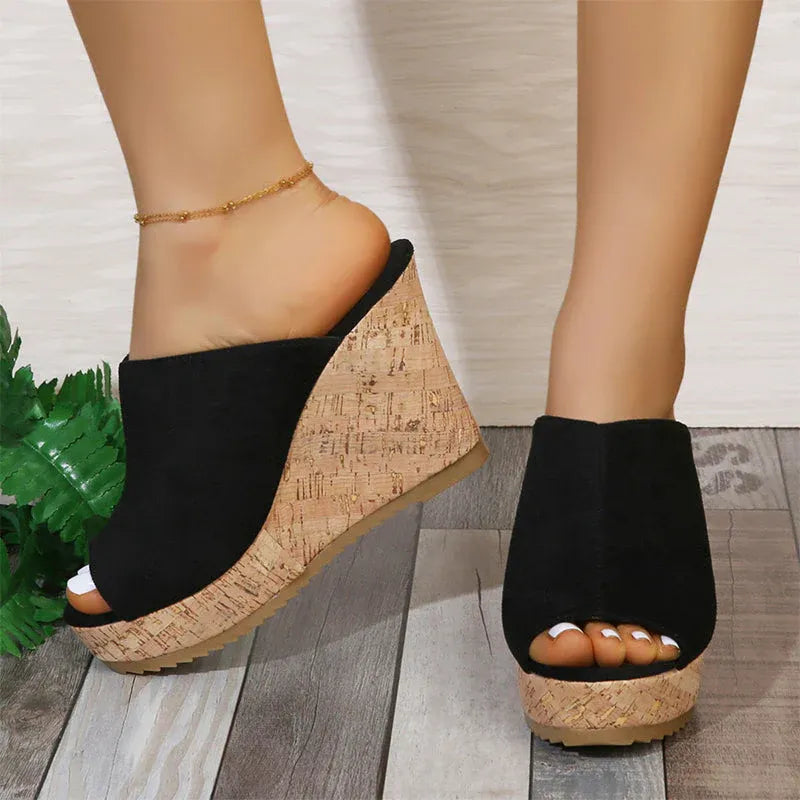 Women’s Open-Toe Platform Wedge Sandals
