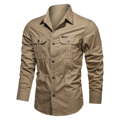 Men's Rugged Long Sleeve Work Shirt