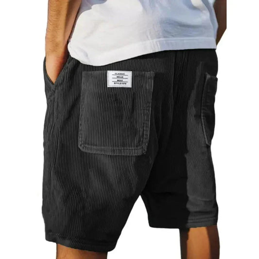 Men's Ribbed Casual Shorts