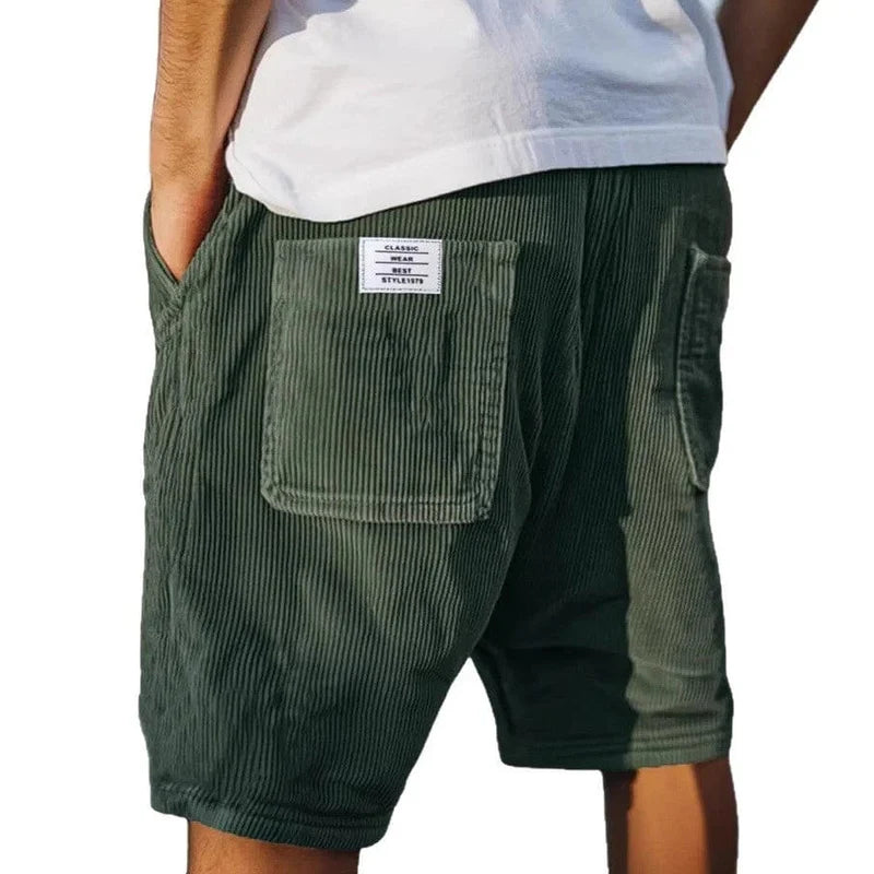 Men's Ribbed Casual Shorts