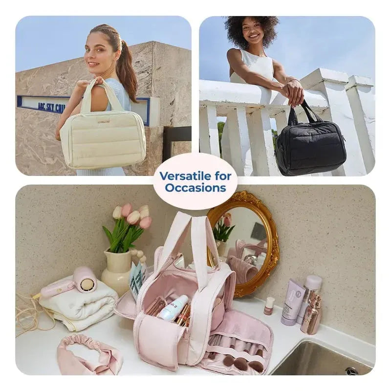 Women’s Puffy Travel Toiletry Organizer Bag