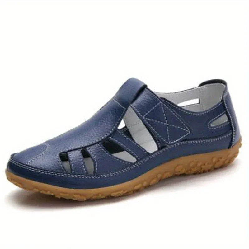 Women’s Closed-Toe Cutout Comfort Sandals