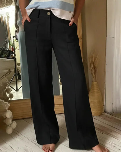 Women’s Front Crease Wide Leg Pants