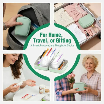Travel Pill Organizer Pouch Set