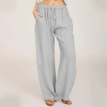 Women’s Lightweight Wide Leg Drawstring Pants