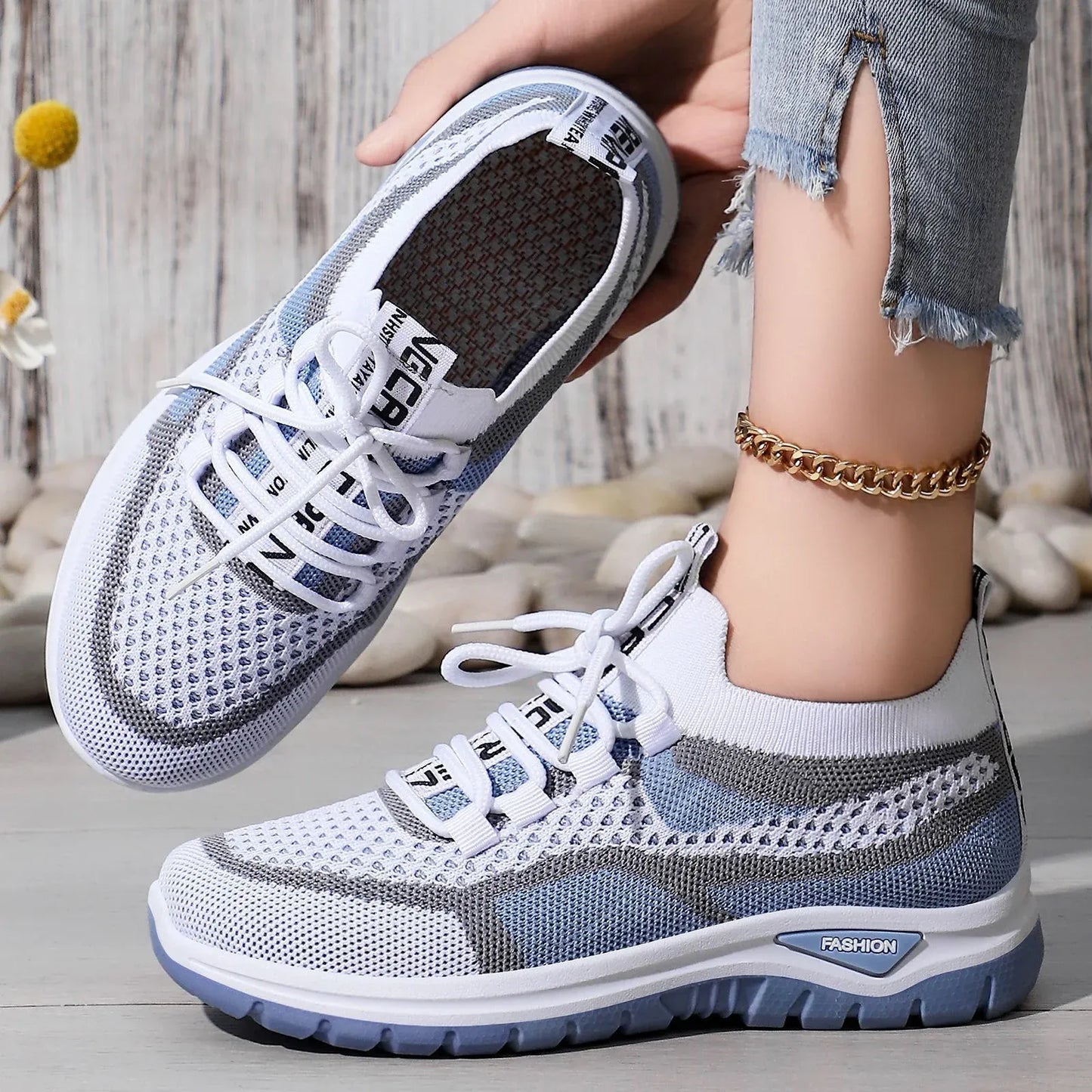 Women's Knit Walking Sneakers