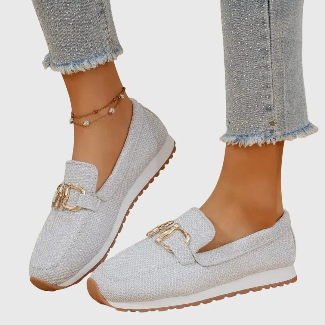 Women’s Buckle Accent Comfort Loafers