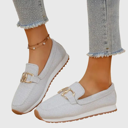 Women’s Buckle Accent Comfort Loafers