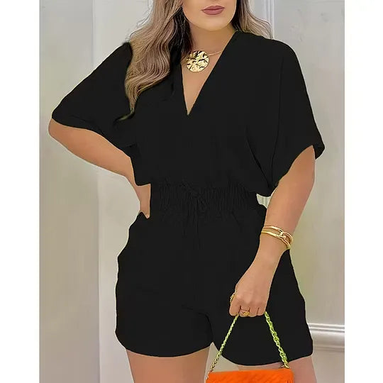 Women's Elastic Waist Romper