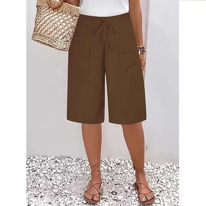 Women’s Drawstring Bermuda Shorts