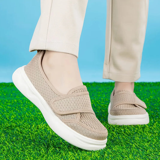 Women’s Wide-Fit Breathable Slip-On Shoes
