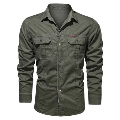 Men's Rugged Long Sleeve Work Shirt
