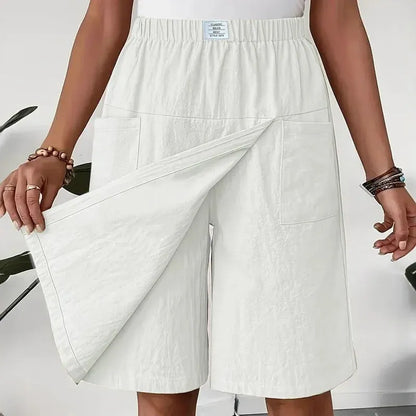 Women’s Elastic Waist Wrap Skort