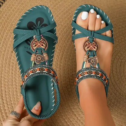 Women’s Beaded Slingback Comfort Sandals