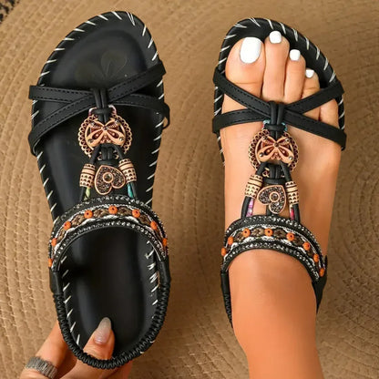 Women’s Beaded Slingback Comfort Sandals