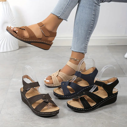 Women’s Adjustable Comfort Wedge Sandals