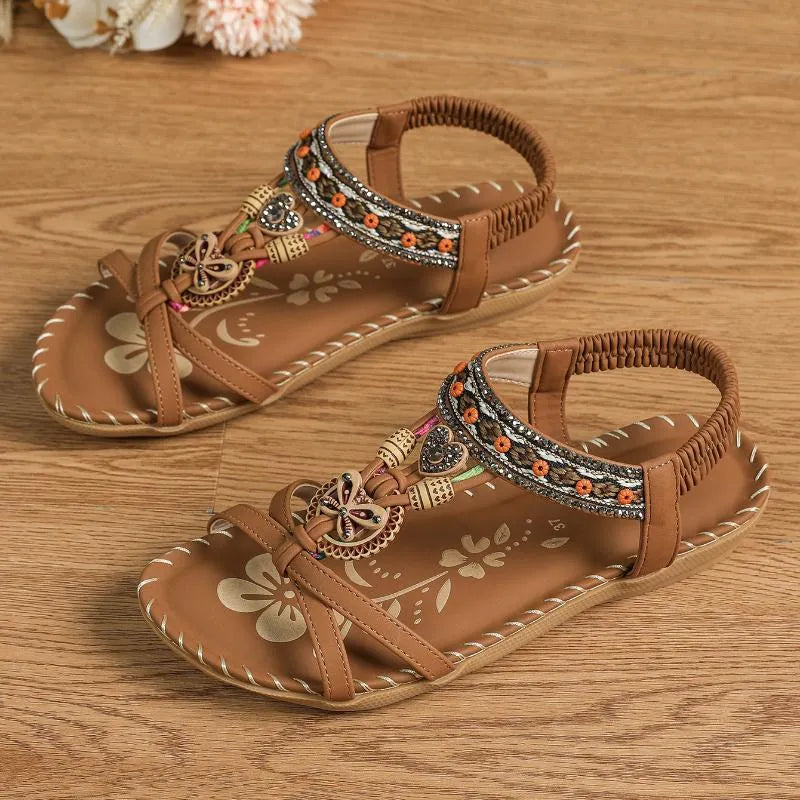 Women’s Beaded Slingback Comfort Sandals