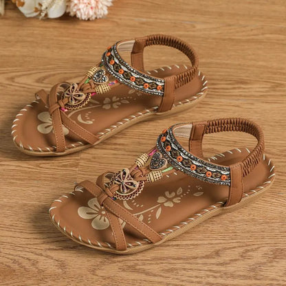 Women’s Beaded Slingback Comfort Sandals