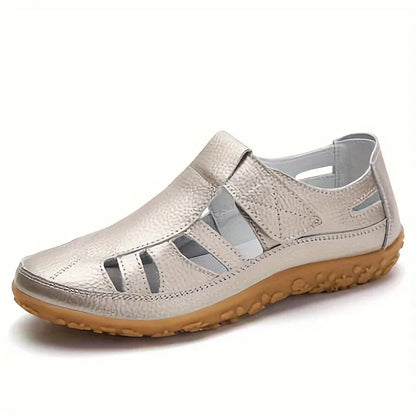 Women’s Closed-Toe Cutout Comfort Sandals