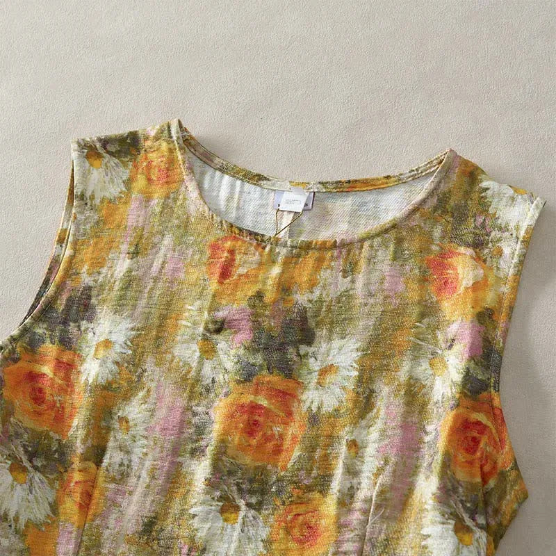 Women’s Sleeveless Pocket Midi Dress