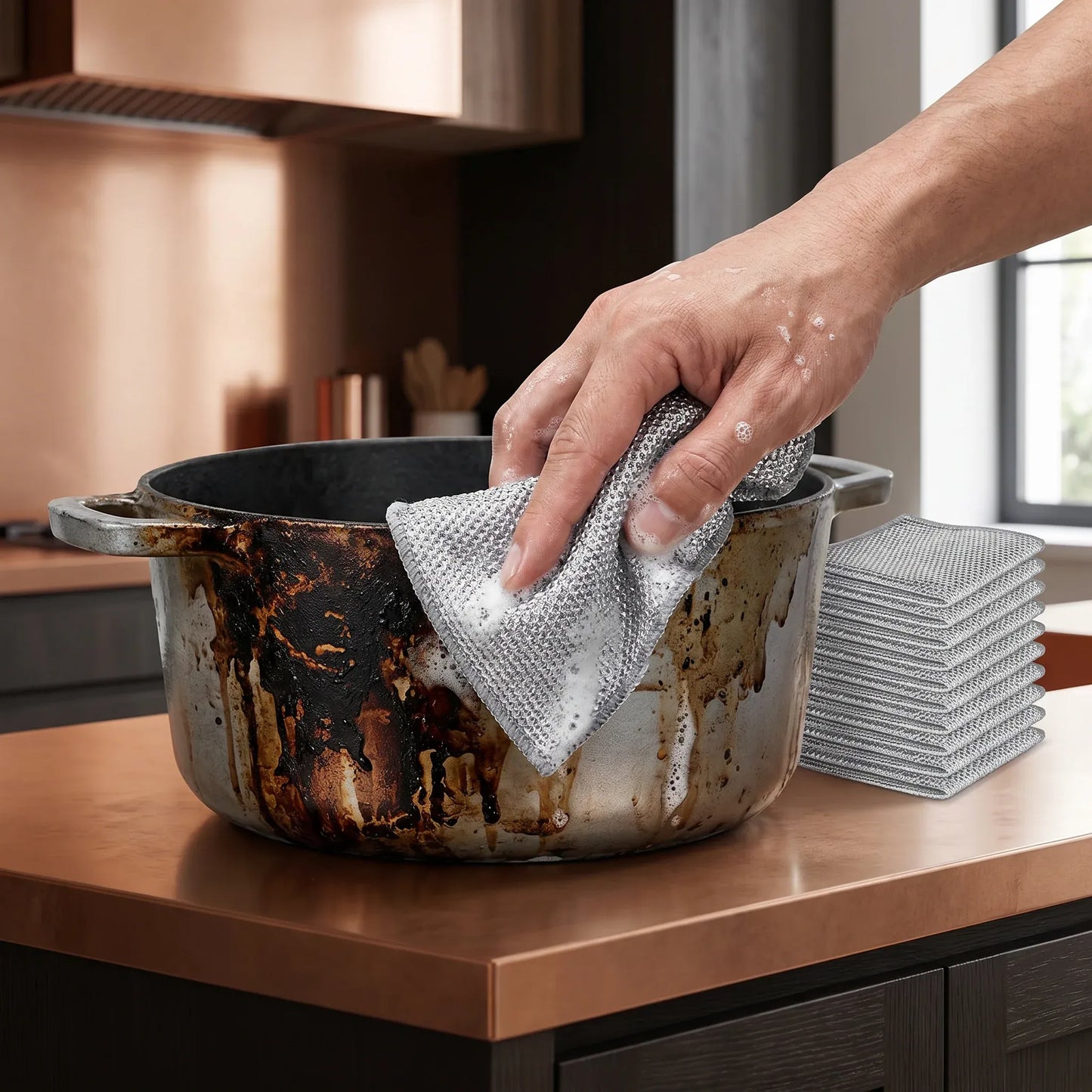 Reusable Kitchen Scrub Cloths (20-Pack)