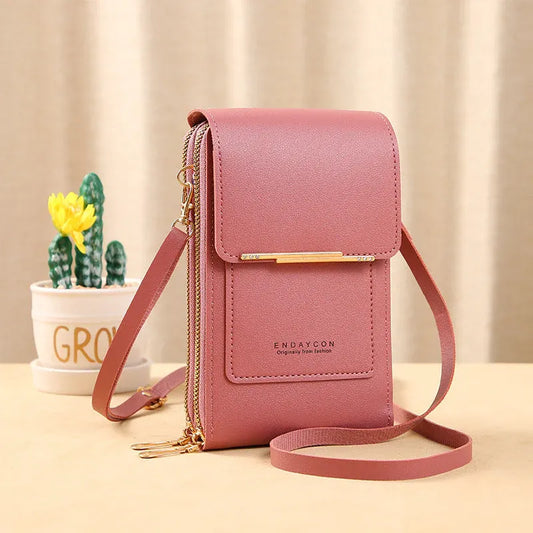 Touchscreen Crossbody Phone Wallet Bag