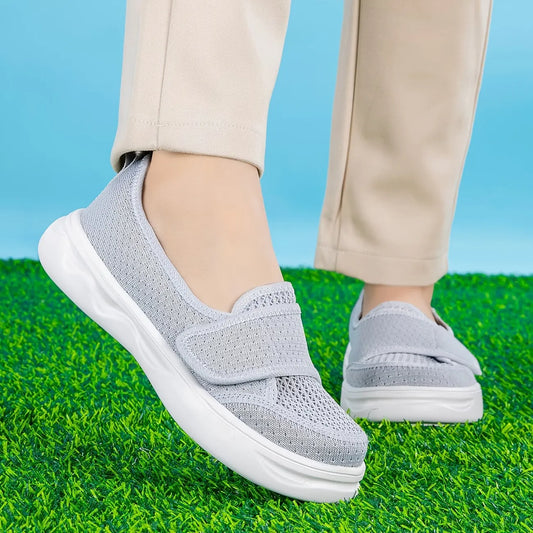 Women’s Wide-Fit Breathable Slip-On Shoes