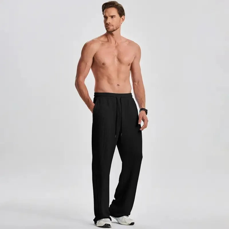 Men's Sleeveless Ribbed Lounge Set