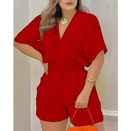 Women's Elastic Waist Romper