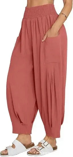 Women’s High-Waisted Relaxed Fit Lounge Pants