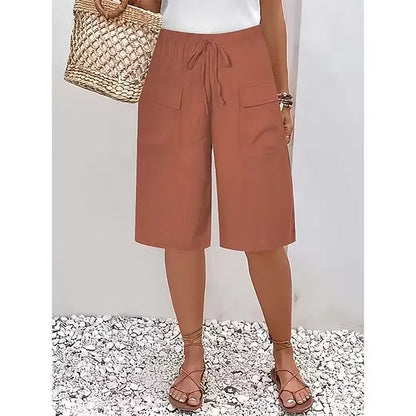 Women’s Drawstring Bermuda Shorts