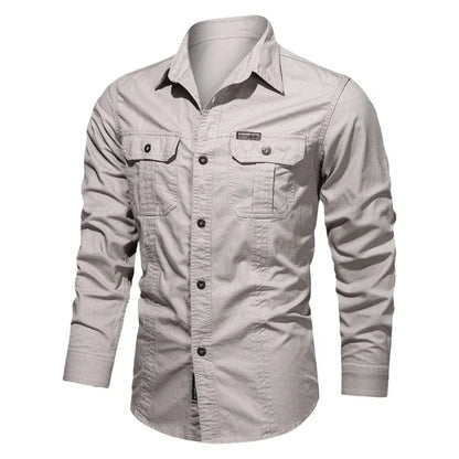 Men's Rugged Long Sleeve Work Shirt
