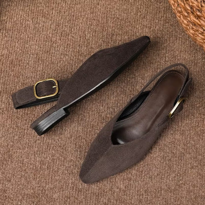 Women’s Pointed-Toe Slingback Flats